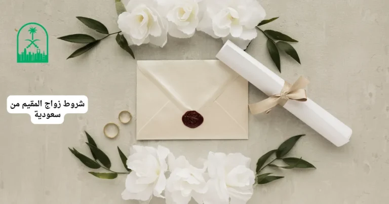 شروط زواج المقيم من سعودية