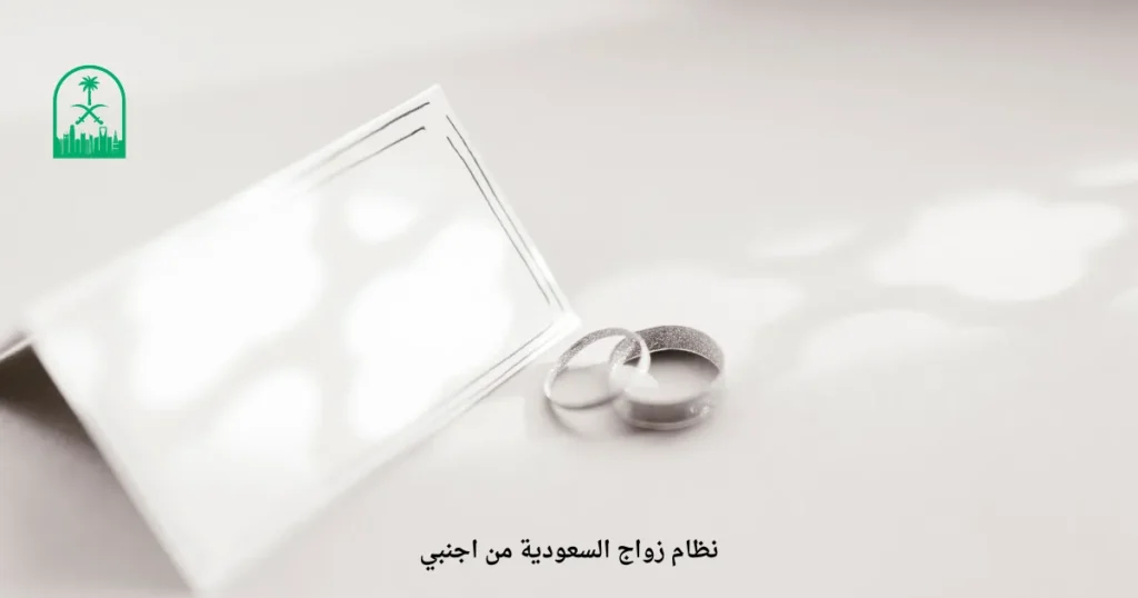 نظام زواج السعودية من اجنبي