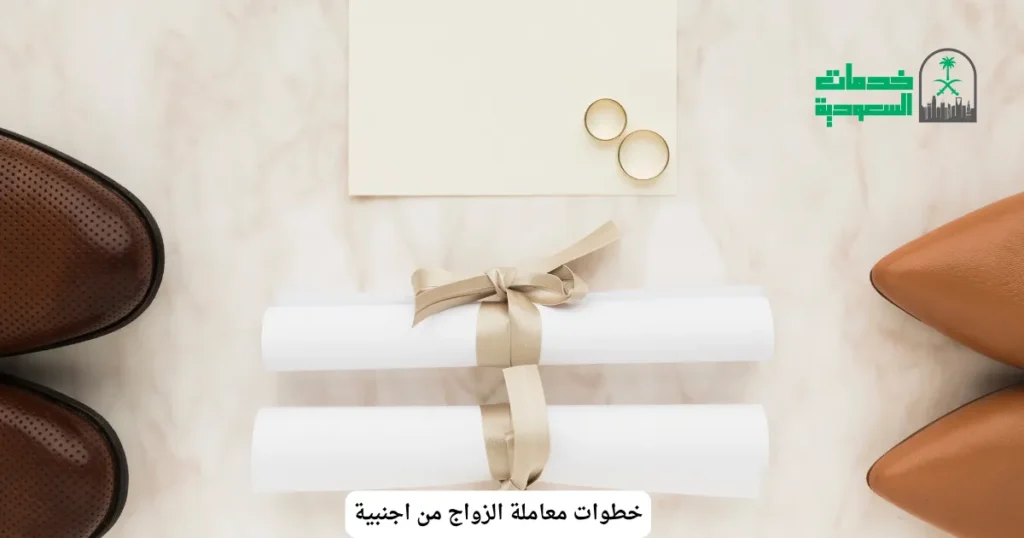 خطوات معاملة الزواج من اجنبية